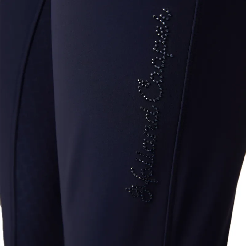 Holland Cooper Premium High Rise Breeches - Yale Blue-8